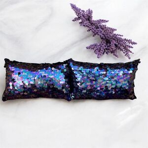 NWT Two Aviva Stanoff Purple Aurora Borealis Solstice Luxury Decorative Pillows
